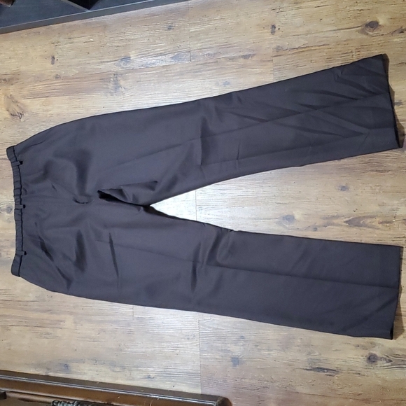 Pendleton chocolate brown trouser pants lined wool blend pockets - Picture 6 of 6